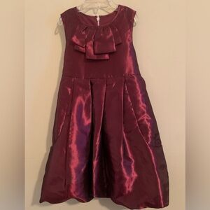 Pippa & Julie Burgundy Kids Dress